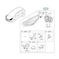 LAMP-HEAD,LH 92101-A4020