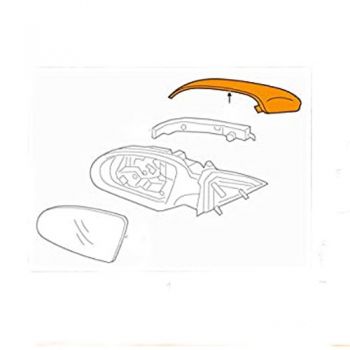 SCALP-OUTSIDE RR VIEW MIRROR,RH 87626-D4010