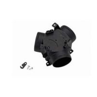 Webasto Distributor with valve. Ø 80 mm. Plastic. Black 1319214A