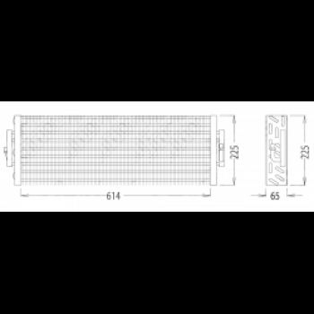 5000283 Радиатор кондиционера 225X614X65 MM ORING SZEROKI ROZSTAW LAMEL