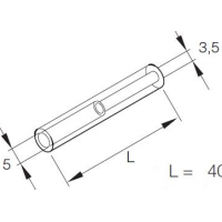 Eberspächer Reduction piece fuel hose. Ø 3,5/7,5 mm. 221000203000
