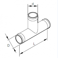Eberspächer T-Piece. 3 x19 mm BD0000950341