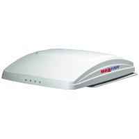 MaxxAir MaxxFan Deluxe вентилатор на покрива с дистанционно управление  бял капак