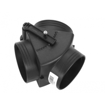 Webasto Distributor with valve. Ø 80 mm. Length 124 mm. Plastic. Black 1319214A Webasto Distributor with valve. Ø 80 mm. Length 124 mm. Plastic. Black 1319214A