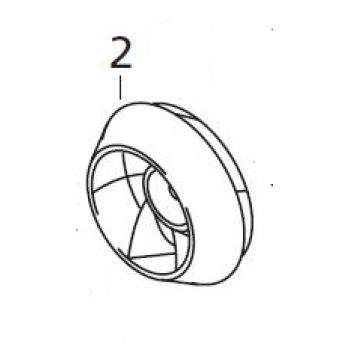 Webasto Fan for HL 90 heaters. (2-2) 1319630A