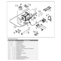 Webasto Installation kit for Thermo Top Pro 120/150 heaters. 24 Volt. Diesel 9035160A Webasto Installation kit for Thermo Top Pro 120/150 heaters. 24 Volt. Diesel 9035160A
