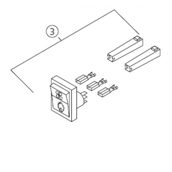Webasto Ventilation switch for Air Top 3500 ST and 5000 ST heaters. (3-3) 920156A