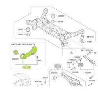 ARM-RR TRAILING ARM,LH 55270-D4100