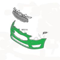 COVER-FR BUMPER 86511-3R510