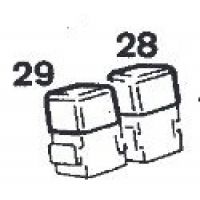 Eberspächer Relay for D 8 L C heaters, typnr: 25 1766 and 25 1891. 24 Volt. (1-29) 000020300094