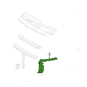 MEMBER-RADIATOR SUPPORT, UPPER 64140-3R500