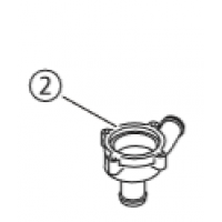 Webasto Pump housing axial with sealing ring for U4847 of Thermo 50 heaters. (2-2) 1322702A